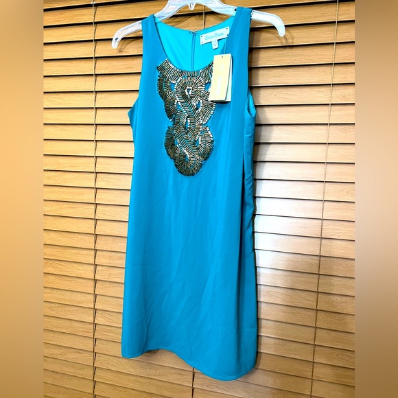 Criss Cross Francesca’s Collections dress Sz M green - Picture 1 of 4